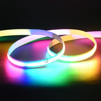 China DC5V WS2812B SK6812 Decorative Lighting Color Pixel Cob LED Strip Digital Dream Accessible Flexible FOB Strip High Density Full Color Bar & Light for sale