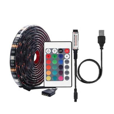 China TV BAR HOTLE APP Control 1m 2m 3m 4m 5m Flexible Led Strip RGB TV Screen Ribbon RGB TV Screen Backlight Usb 5050 RGB Led Strip 5v for sale