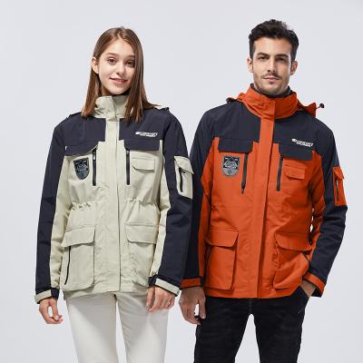 China Snowboarding Windproof Waterproof Cotton-padded Two-Piece Breathable Ski Jacket Jacket 2022 Men Women Outdoor Jackets for sale