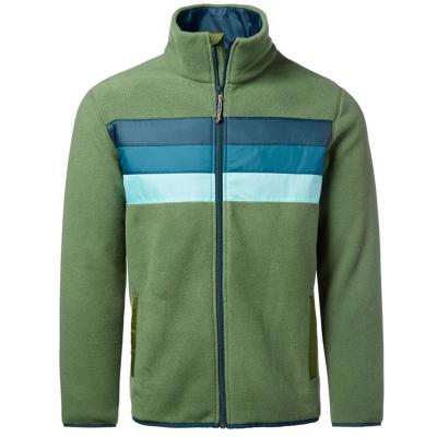 China Factory direct sales woven windproof fleece zip up jacket for adult for sale