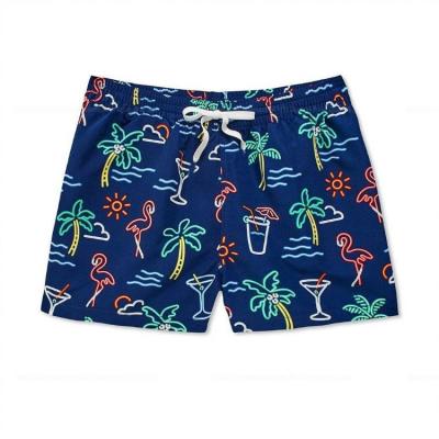 China 2021 Breathable Top Selling Beach Shorts Men Kids Swimming Trunks White Panel Shorts Swim Trunks Wholesale for sale