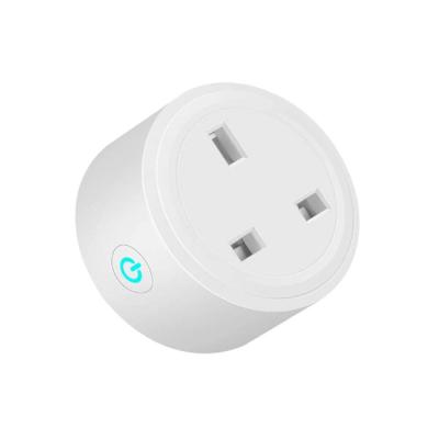 China Residential/Multi-Purpose Smart Life Alexa Amazon UK Standard 16A Mini Socket Smart Wifi Plug UK for sale