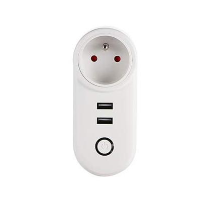 China Direct Plug-in Smart Residential / Multi-Purpose Smart With Google Home Overload Protection WIFI Regulator Intelligent Universal Socket Plug In Universal Outlet for sale