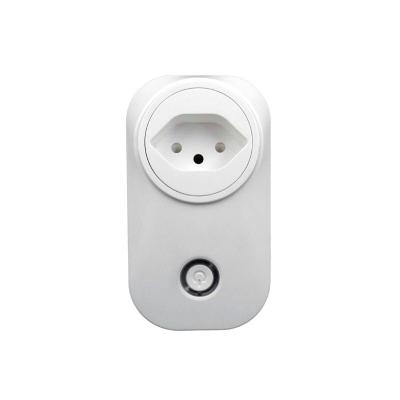 China Brazil Residential/Multi-Purpose Plug Socket Wifi Smart Home Outlet Wireless Work With Alexa And Google Assistant for sale