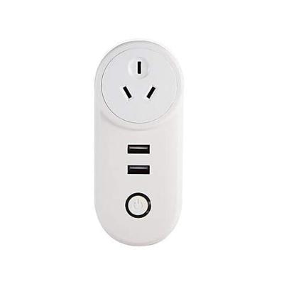 China De Tuya AU Universal Wholesale Residential/Multi-Purpose WiFi Smart USB mini 3 PIN Mulit Smart Power Plug Australia Alexa Socket for sale