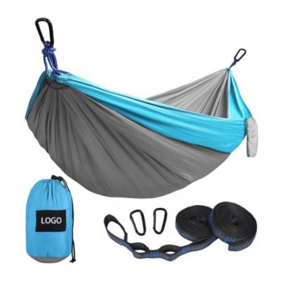 China Your-Town 210t Durable Nylon Portable Parachute Hammock For Double Or Single Person With Tree Straps for sale