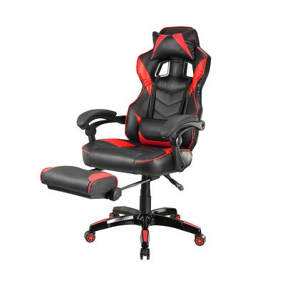 China Cheap Custom Retractable Gaming Chair Cheapest Computer Footstool PC Game Chairs Pack High Quality Economy Leather Ergonomic Gamer Computer Chair for sale