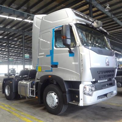 China sinotruk euro 2 euro 5 A7 4x2 6 wheel main tractor truck for sale 5800X2550X3400 for sale