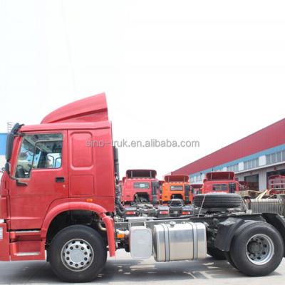 China diesel engine 6 tires container tractor tractor truck main engine 6110x2496x2958 for sale