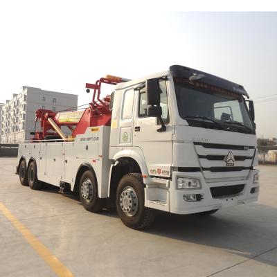 China SINOTRUK HOWO 8x4 40 Rotator Heavy Duty Tow Truck 40TON Tons for sale