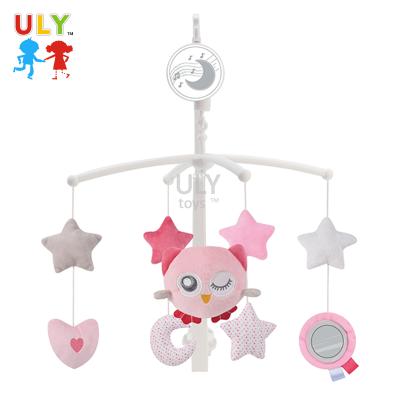 China Baby Use Hanging Toy Baby Bed Bell Toys ABS Material Baby Plush Bed Musical Bedroom High Quality Environmentally Friendly Cute Animal Bell for sale