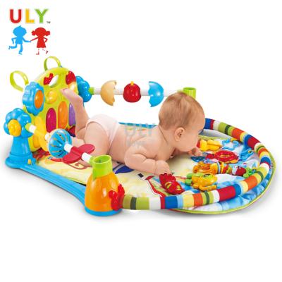 China Toy Cotton Baby Gym Play Mat Baby Activity Mat Baby Piano Educational Mat for sale