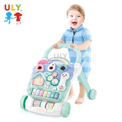 China Eco-Friendly Baby Sit Up To Stand Learning Walker Baby Walkers Multifunctional Study Baby Trolley Walker for sale