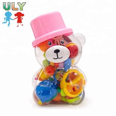 China Musical Toy Funny Preschool Education Baby Rattle Musical Colorful Plastic Toys for sale