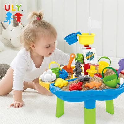 China Made Of Quality ABS Material Wholesale Summer Kids Fun Water Outdoor Play Toy Beach Table Sand Toys For Children for sale