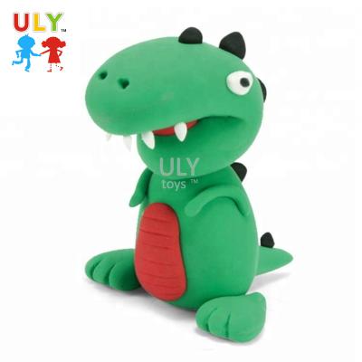 China Multifunctional Educational Toy Dough Cutters Educational DIY Toy Set Educational Kid Play Modeling Clay Dinosaur Set Toy for sale