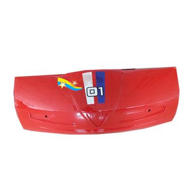 China Durable Thermoforming Vacuum Thick Layer Blister ABS Plastic Red Plastic Enclosure For Kids Car Bed for sale