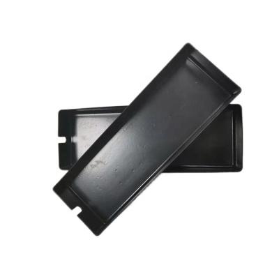 China Large Customized Industrial Thick Plate Vacuum Molded Rectangular Plastic Auto Parts for sale