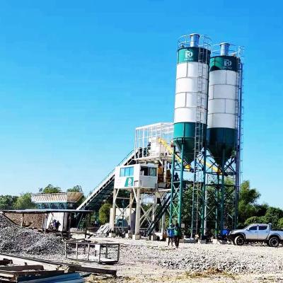 China Construction worksÂ   Manufacturers supply HZS35 mobile concrete mixing plant concrete mixing plant for sale for sale