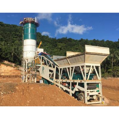 China Construction worksÂ   60m3/h HZS60 Wet Mix Batch Concrete Batching Plant for sale