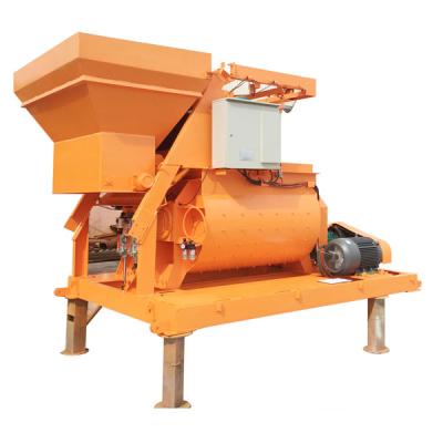 China Construction worksÂ   China Best Factory Supply Portable Twin Shaft Self Loading JS 500 750 1000 Concrete Mixer for sale