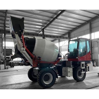 China Construction Material Stores Self Loading Mobile Concrete Mixer Truck for sale