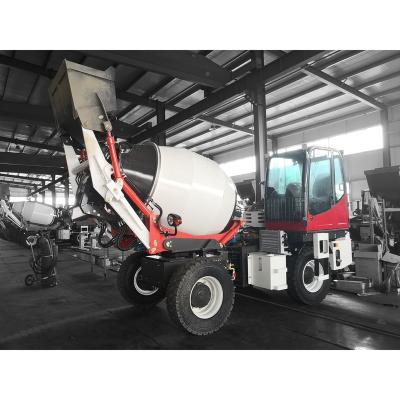 China Construction Material Stores DKTEC 1.5M3 Mobile Concrete Mixer for sale