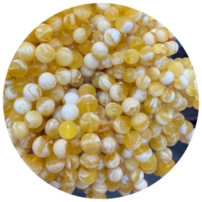 China High Quality Polishing Russian Amber Beads The Factory Outlet Natural Baltic Amber Gold White Amber Bead Factory Outlet is 10-15mm for sale