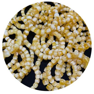 China High Quality Polishing Bucket Amber Beads Golden White Natural Baltic Amber Factory Outlet Russian Bead Cutting Amber for sale