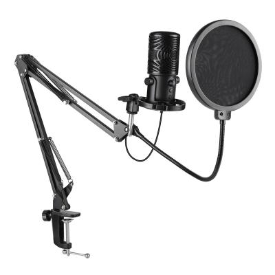 China Wholesaler Factory OneOdio FM1 Desktop Desktop Wired USB Condenser Studio Microphones Boom Arm Full Set for Podcast, Recording, Monitor, for sale