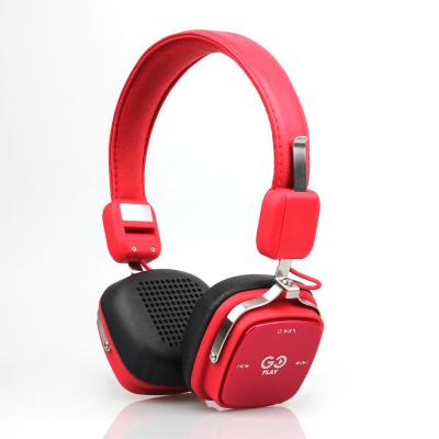 China Perfect Sound Logo BK3266 Original Chipset Wireless Headset, 15 Hours Listening Time, Built-in Microphone - Red Color for sale