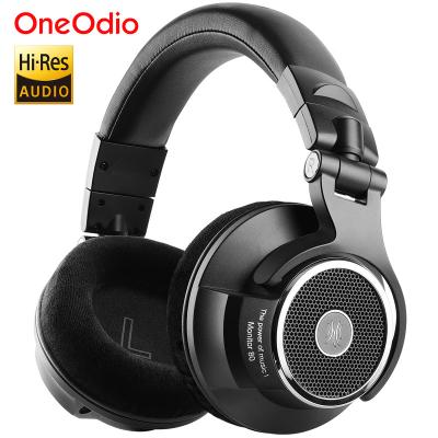 China Headphone OneOdio Monitor 80 Wired Bareback Headphones Over Ear Audiophile Headphones With Audio Professional Rentals Studio Headset for sale