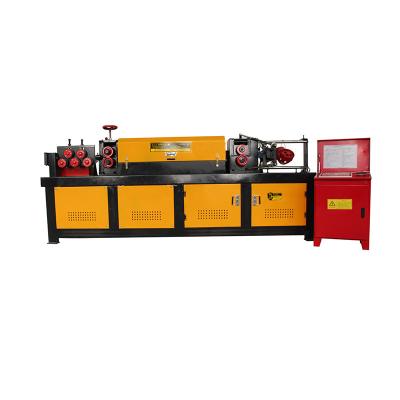 China Hotels China High Speed ​​Automatic Rebar Straightening And Cut Off Steel Bar Machine / Coil Wire Straightening for sale