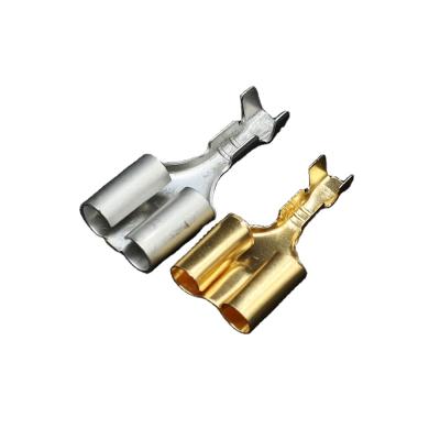 China ST730135-2 KET 250 Series 6.3 Crimp Female Terminal Brass Tin Plate Terminal With Lock Wire Terminal Automotive Connector Custom for sale