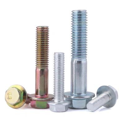 China China Factory Wholesale Stainless Steel Hexagon Flanged Head Bolts High Tensile Plated Steel Flange Hex Screws for sale