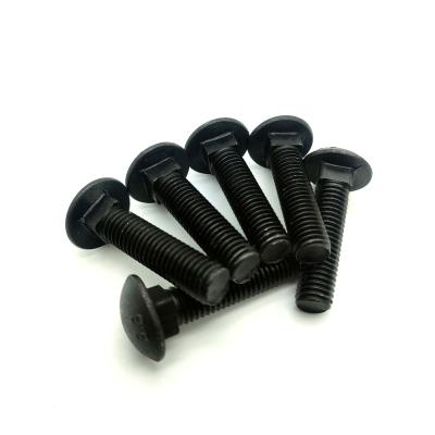 China Square Steel Round Head Neck Bolts Carbon Steel Carriage Bolt Mushroom Head Bolt Delivery Quick Couplers for sale