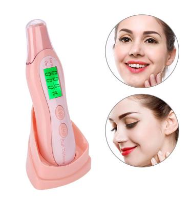 China Skin Wrinkle Analysis Digital LCD Display Oil Skin Analyzer Facial Skin Analyzer Tester Skin Moisture Testers for sale