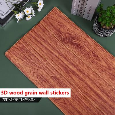 China Wooden Wall Stickers Minimalist 3D Grain Sign Wall Hanging Home Decor Letters Rustic Home Decor With Environmental Protection Material for sale