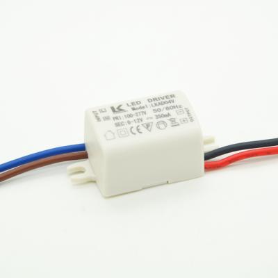 China Small Size Led Driver Led Driver 2-12v 3w 600ma Constant Current Heavy Duty Led Panel cUL ETL Driver for sale