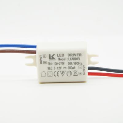 China Small size led driver 350ma 120ma cob driver 12V constant current led driver cUL ETL 3w constant current output power driver for sale