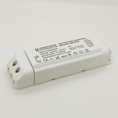 China Down Light 2.4g Led Driver 24w/60w 1700mA Dimmer TDC Led Controller With Remote Control for sale