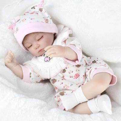 China Hand Painted Reborn Dolls Silicone Reborn Crying Baby Dolls For Sale 17 Inch Fashion Reborn Baby Sleeping Baby Amazon Hot Sellings for sale