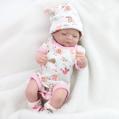 China 10 Inch Mini Lovely Cute Realistic Lifelike Vinyl Full Body Reborn Baby Changeable Clothing For Christmas Gift Friend Growth Partner for sale