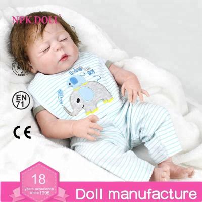 China Reborn baby dolls TOY KAYDORA DOLL full silicone baby dolls gift 22inch soft lifelike sleep reborn body MODEL for sale