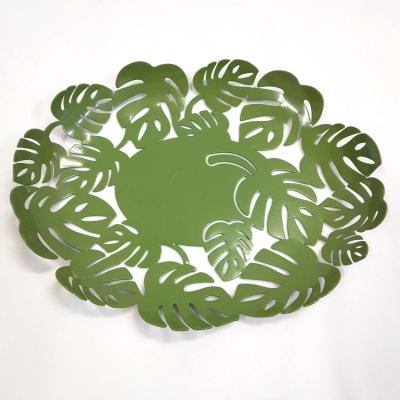 China Factory Price Sustainable Wholesale Dish For Put Fruit Eating Iron Candy Dish Home Decoration for sale