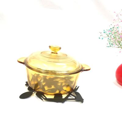 China Factory wholesale price viable iron decoration pot holders for kitchen rack for cast iron pot for sale