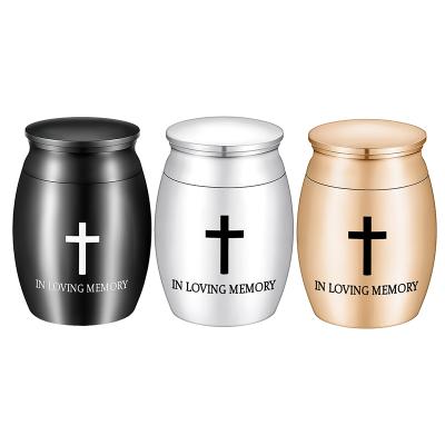 China High Polished High Quality Human Cremation Mini XiuYuan Burial Stainless Steel Ashes Urns for sale