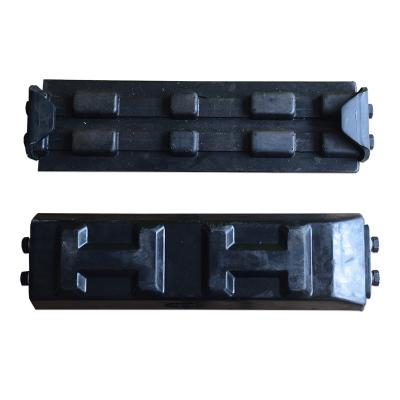 China Machinery Repair Shops Factory Supply And Customized Rubber Track Plate, Excavator Parts, 400mm Chain Plate / Track Pad for sale