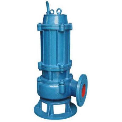 China WQK Submersible Sewage Pump Domestic Submersible Water Pump With Cutter Impeller material cast iron or stainless steel for sale