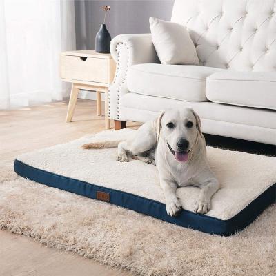 China New Design High Density Fashion 30D Sponge Bed Oxford Cloth Pet Pad Heating Dog Bed For Dog for sale